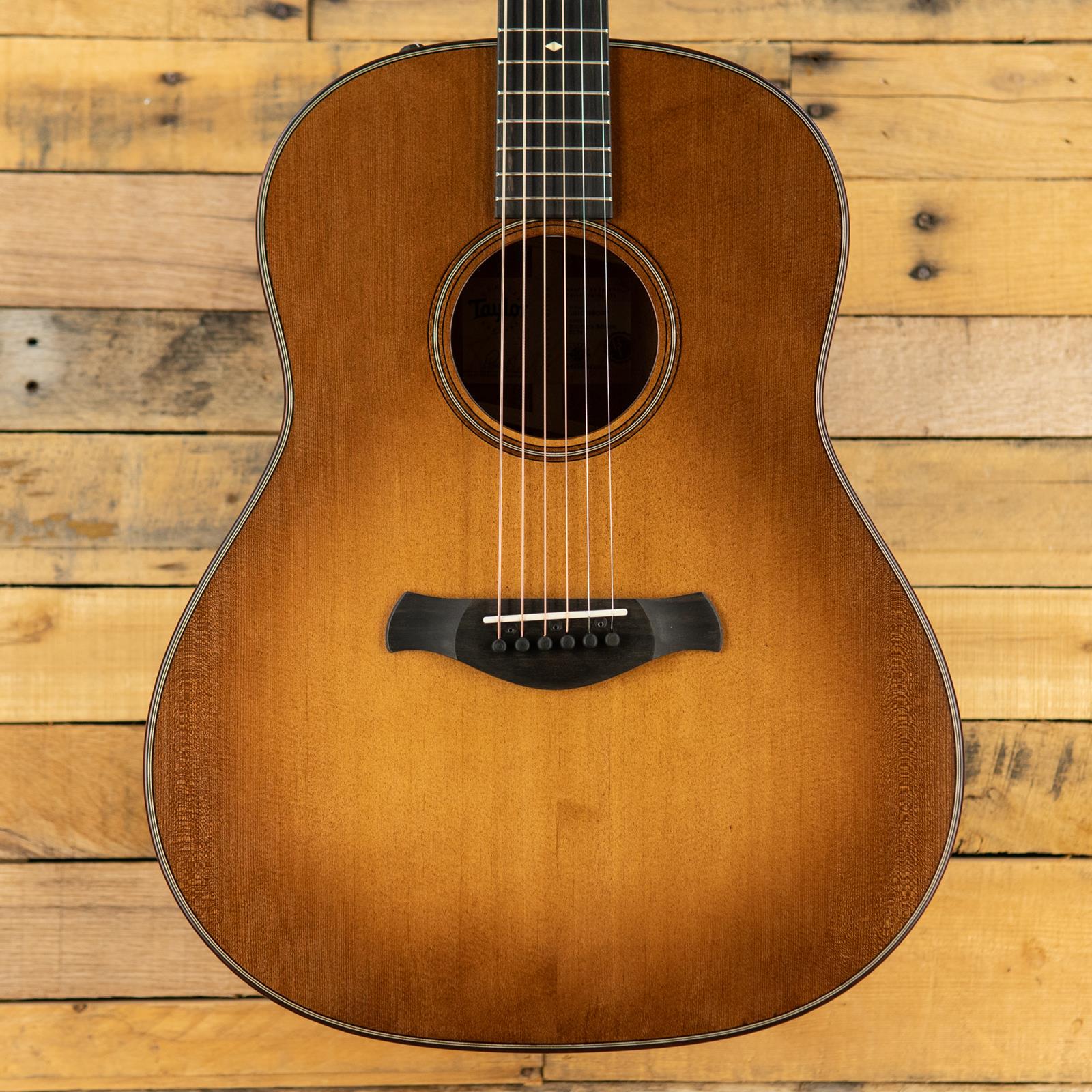 Taylor 517e Builders Edition Grand Pacific Acoustic-Electric Guitar, Wild Honey Burst